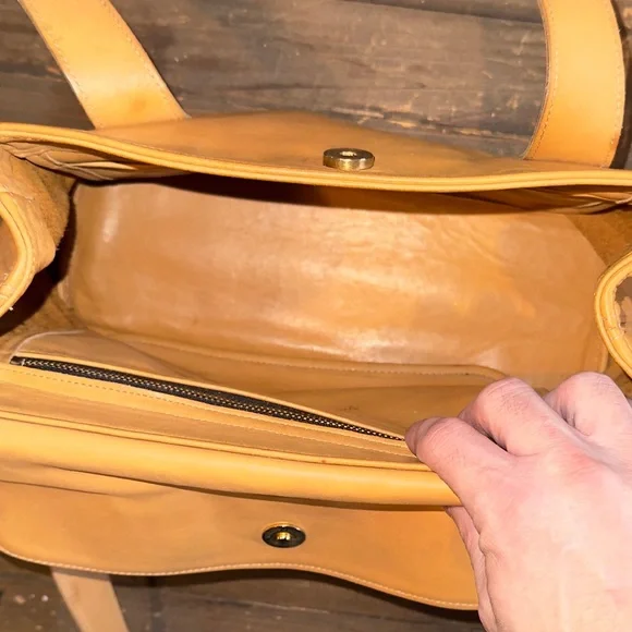 Coach Vintage Riverside Bag Made in USA British Tan No 0161-222 - Picture 10 of 11